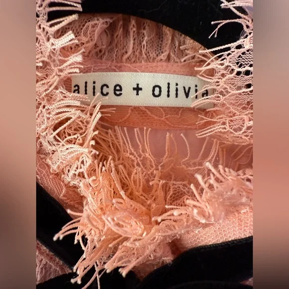 Alice + Olivia Joanie Tiered Ruffle Button-Down Dress - Picture 7 of 16